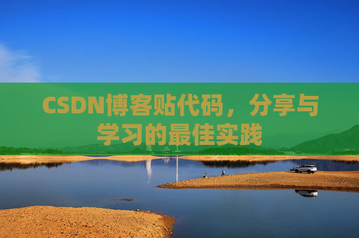 CSDN博客贴代码，分享与学习的最佳实践