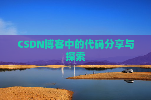 CSDN博客中的代码分享与探索